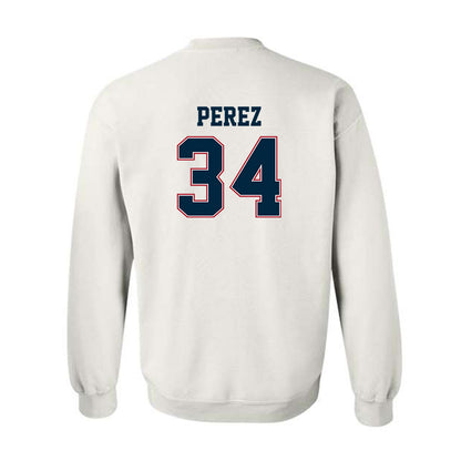 Wyoming - NCAA Football : Steven Perez - Classic Fashion Shersey Crewneck Sweatshirt-1