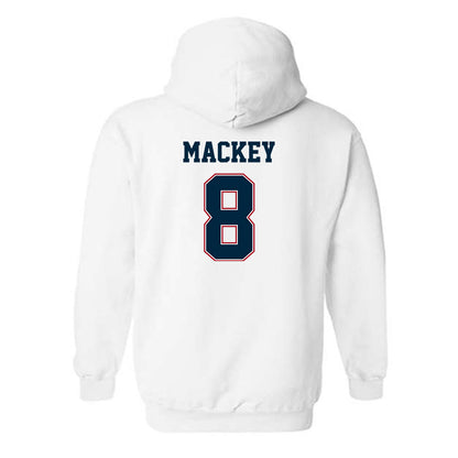Wyoming - NCAA Football : Logan Mackey - Classic Fashion Shersey Hooded Sweatshirt-1