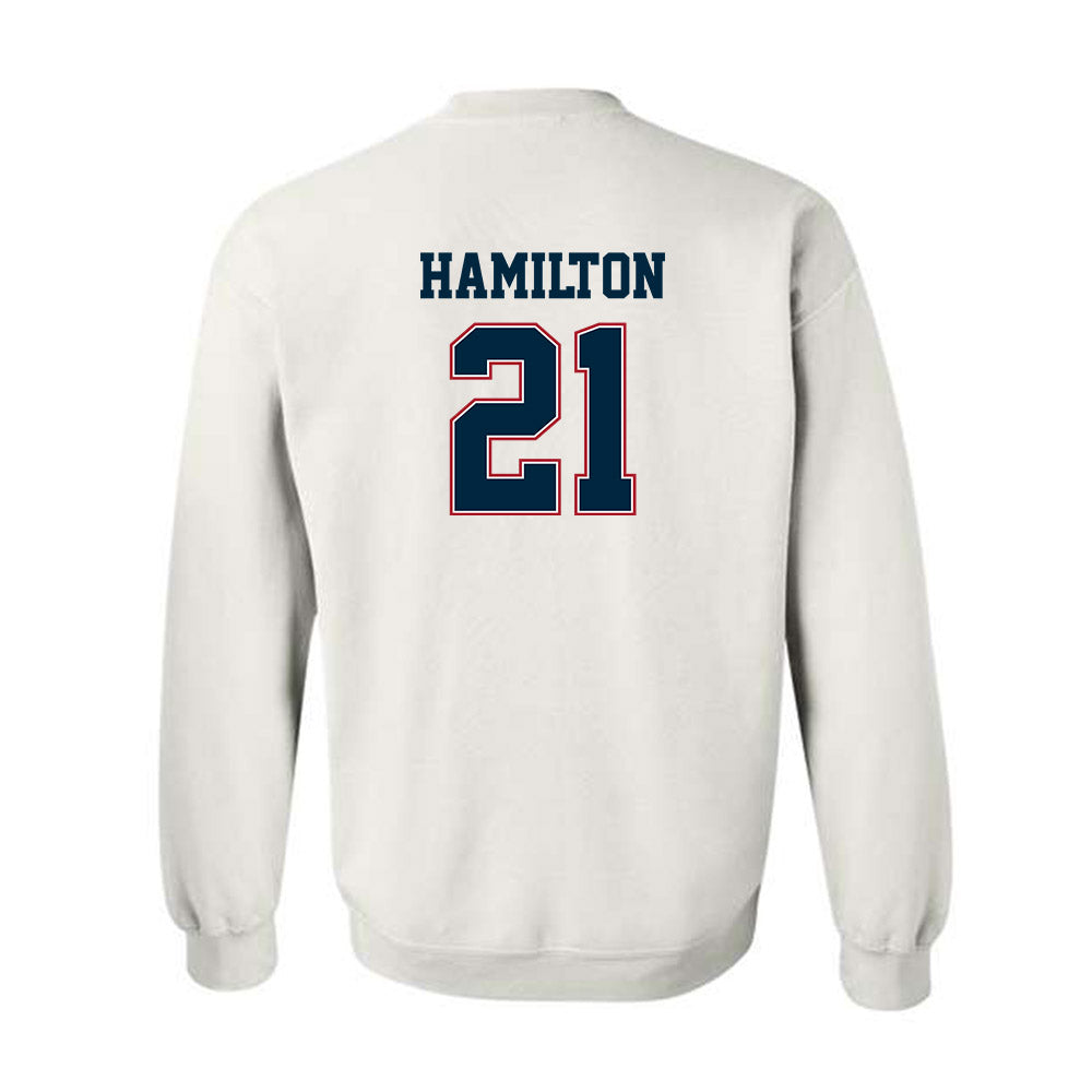 Wyoming - NCAA Football : Nico Hamilton - Classic Fashion Shersey Crewneck Sweatshirt-1