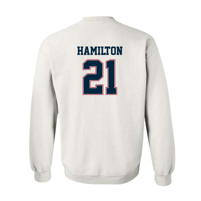 Wyoming - NCAA Football : Nico Hamilton - Classic Fashion Shersey Crewneck Sweatshirt-1