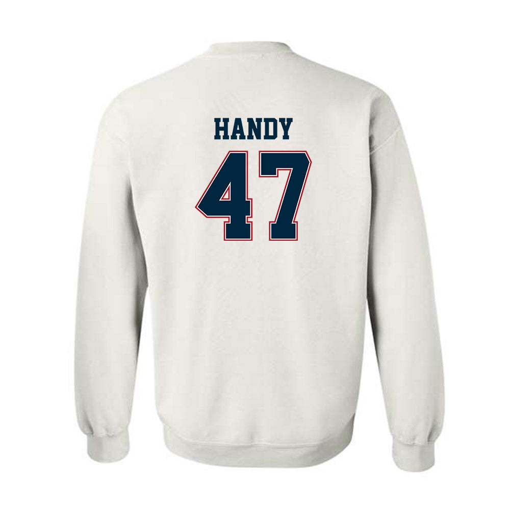 Wyoming - NCAA Football : Jason Handy - Classic Fashion Shersey Crewneck Sweatshirt-1