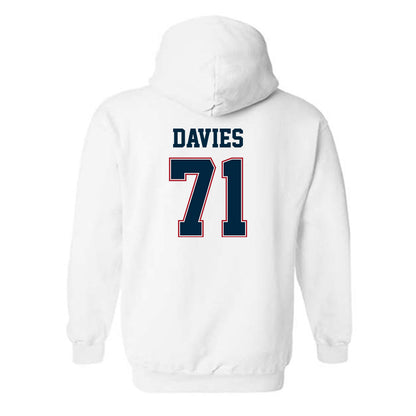 Wyoming - NCAA Football : Jake Davies - Classic Fashion Shersey Hooded Sweatshirt