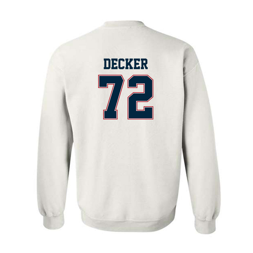 Wyoming - NCAA Football : Pierce Decker - Classic Fashion Shersey Crewneck Sweatshirt-1