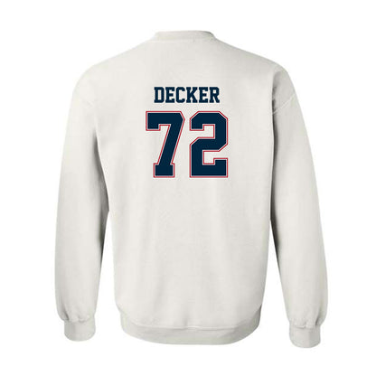 Wyoming - NCAA Football : Pierce Decker - Classic Fashion Shersey Crewneck Sweatshirt-1