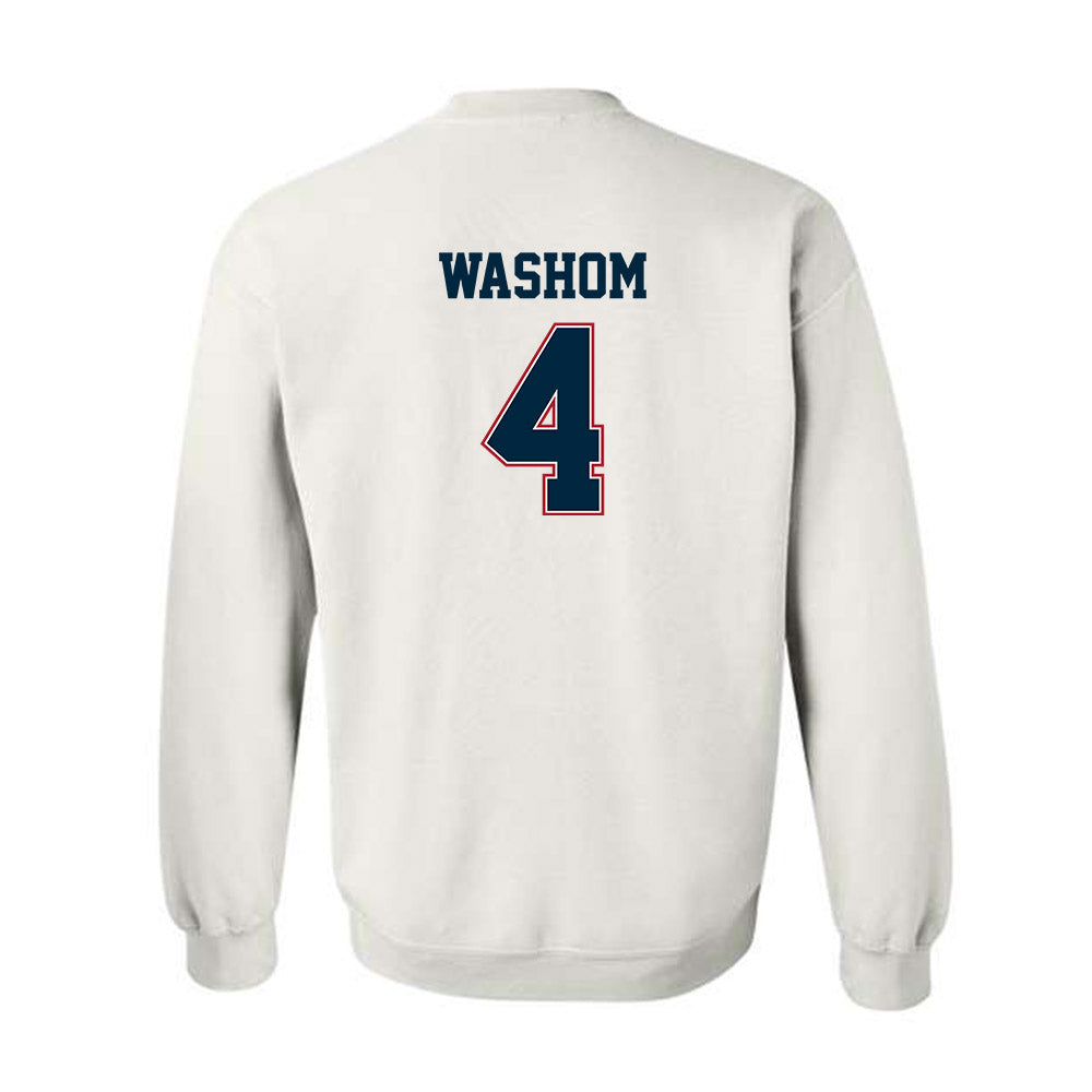 Wyoming - NCAA Football : Ke'Lyn Washom - Classic Fashion Shersey Crewneck Sweatshirt-1