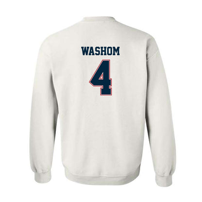 Wyoming - NCAA Football : Ke'Lyn Washom - Classic Fashion Shersey Crewneck Sweatshirt-1