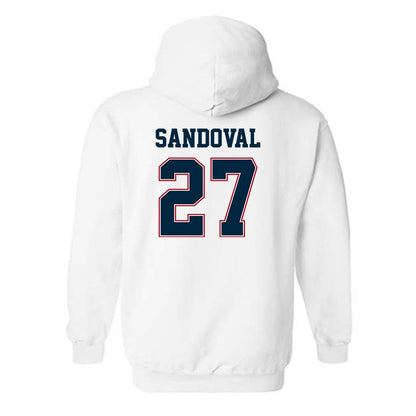 Wyoming - NCAA Football : Joaquin Sandoval - Classic Fashion Shersey Hooded Sweatshirt