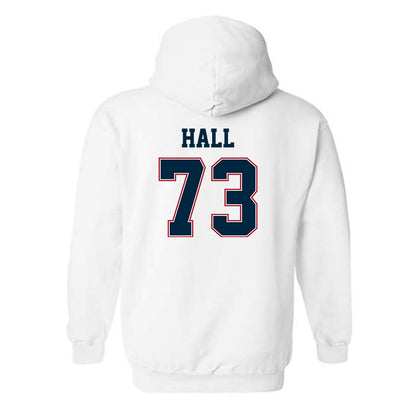 Wyoming - NCAA Football : Caleb Hall - Classic Fashion Shersey Hooded Sweatshirt-1