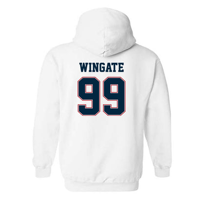 Wyoming - NCAA Football : Donnie Wingate - Classic Fashion Shersey Hooded Sweatshirt-1
