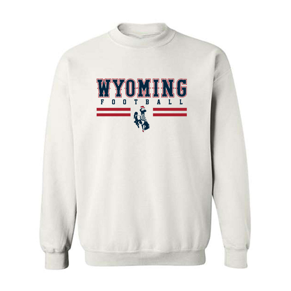 Wyoming - NCAA Football : Jonathan Pearcy - Classic Fashion Shersey Crewneck Sweatshirt-0