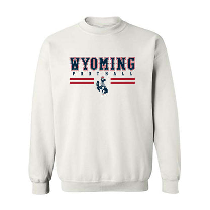 Wyoming - NCAA Football : Jonathan Pearcy - Classic Fashion Shersey Crewneck Sweatshirt-0