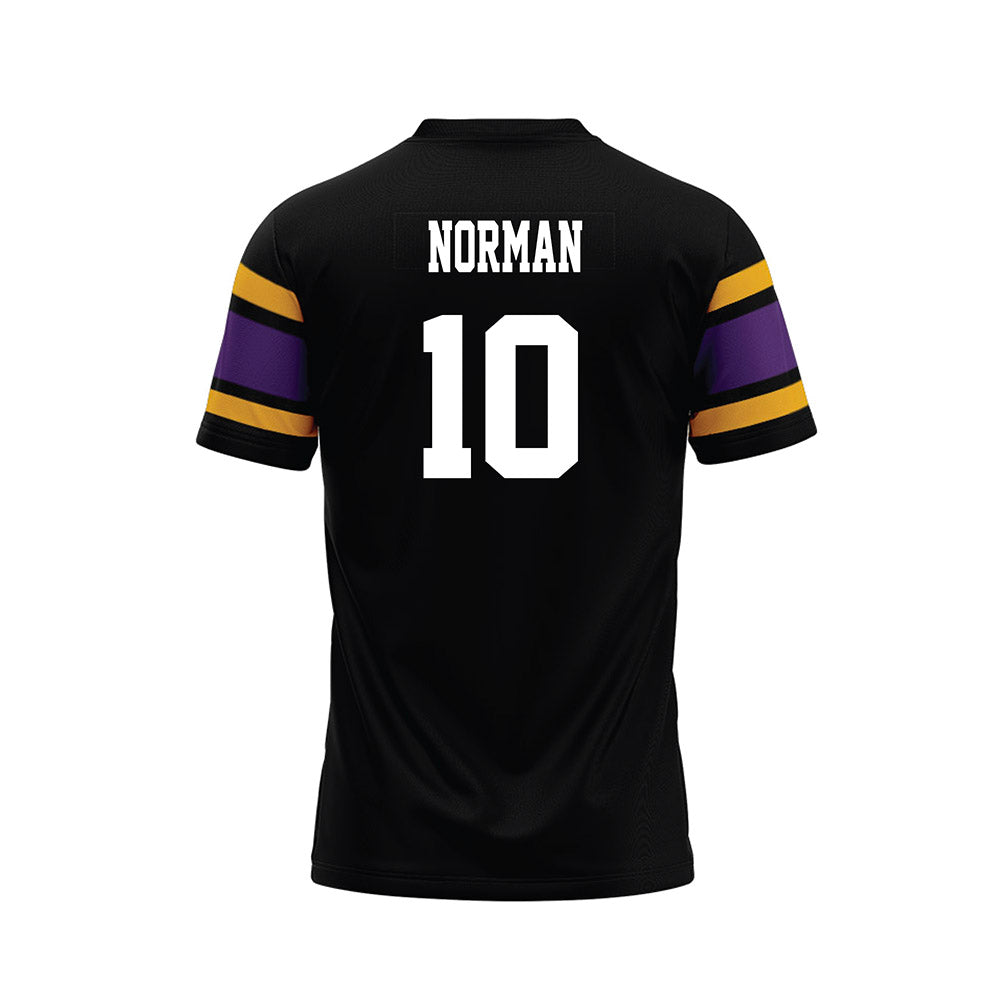 Albany - NCAA Football : BJ norman - Black Premium Football Jersey-1