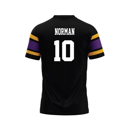 Albany - NCAA Football : BJ norman - Black Premium Football Jersey-1