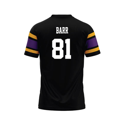 Albany - NCAA Football : Grant Barr - Black Premium Football Jersey-1