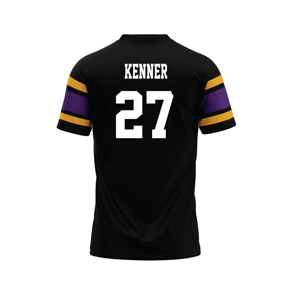 Albany - NCAA Football : Keon Kenner - Black Premium Football Jersey-1