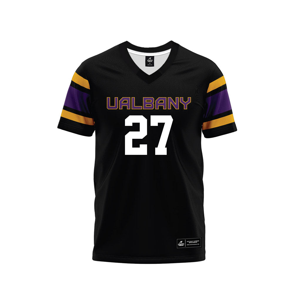 Albany - NCAA Football : Keon Kenner - Black Premium Football Jersey-0