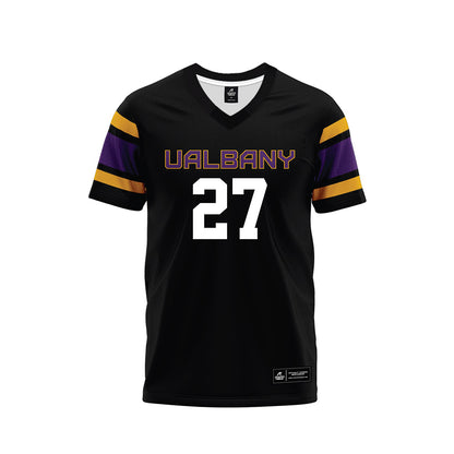Albany - NCAA Football : Keon Kenner - Black Premium Football Jersey-0