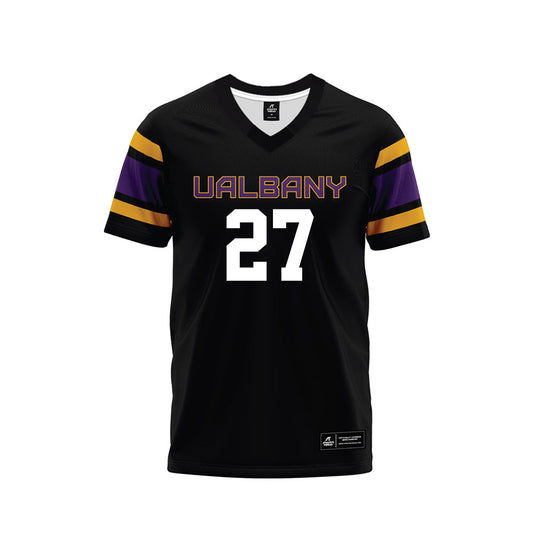 Albany - NCAA Football : Keon Kenner - Black Premium Football Jersey-0