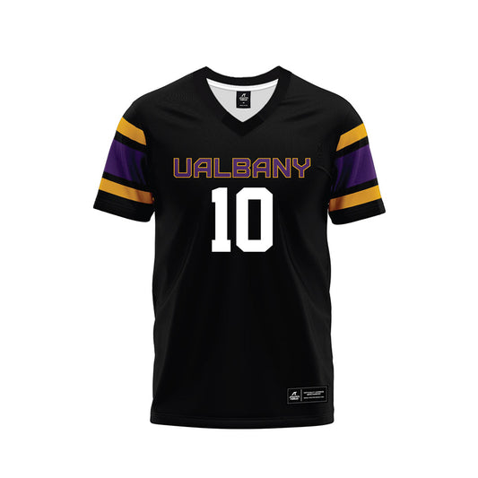 Albany - NCAA Football : BJ norman - Black Premium Football Jersey-0