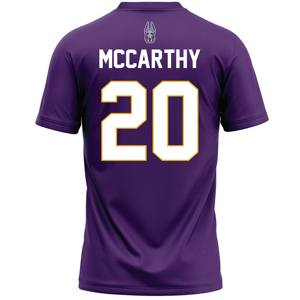 Albany - NCAA Women's Lacrosse : Quinn McCarthy - Purple Lacrosse Jersey-1