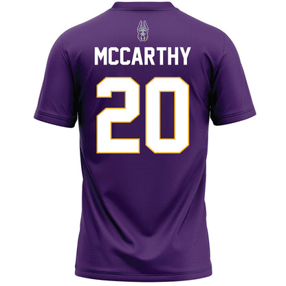 Albany - NCAA Women's Lacrosse : Quinn McCarthy - Purple Lacrosse Jersey-1