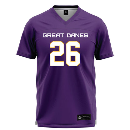 Albany - NCAA Men's Lacrosse : Bennett Booth - Purple Lacrosse Jersey-0