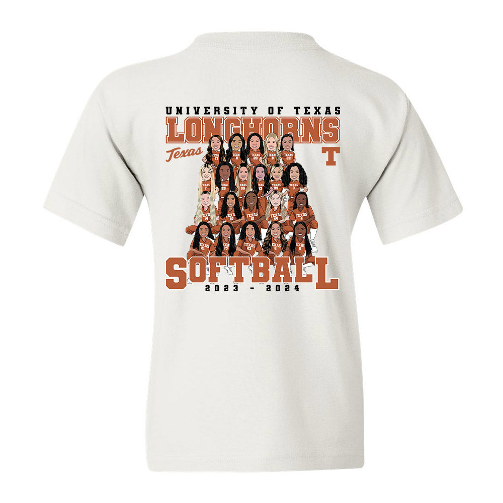 Texas - NCAA Softball : Youth T-Shirt Team Collage