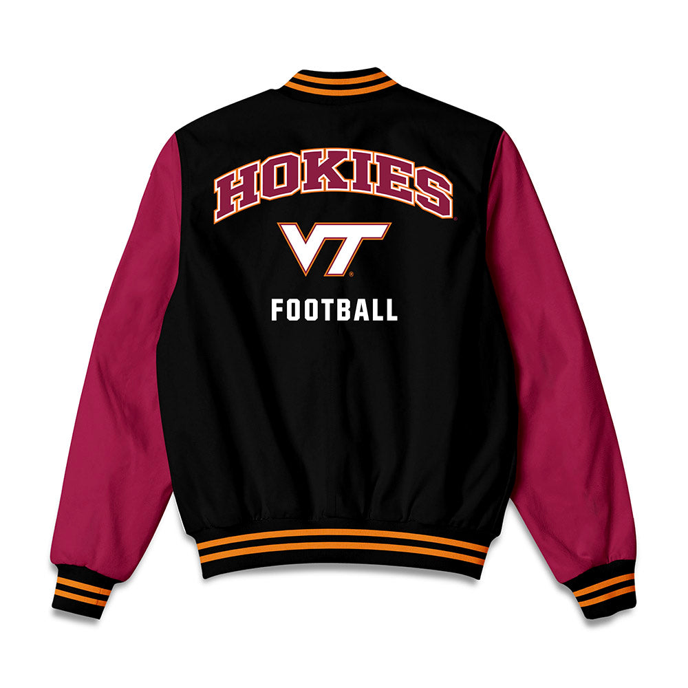 Virginia Tech - NCAA Football : Zeke Chinwike - Bomber Jacket-1