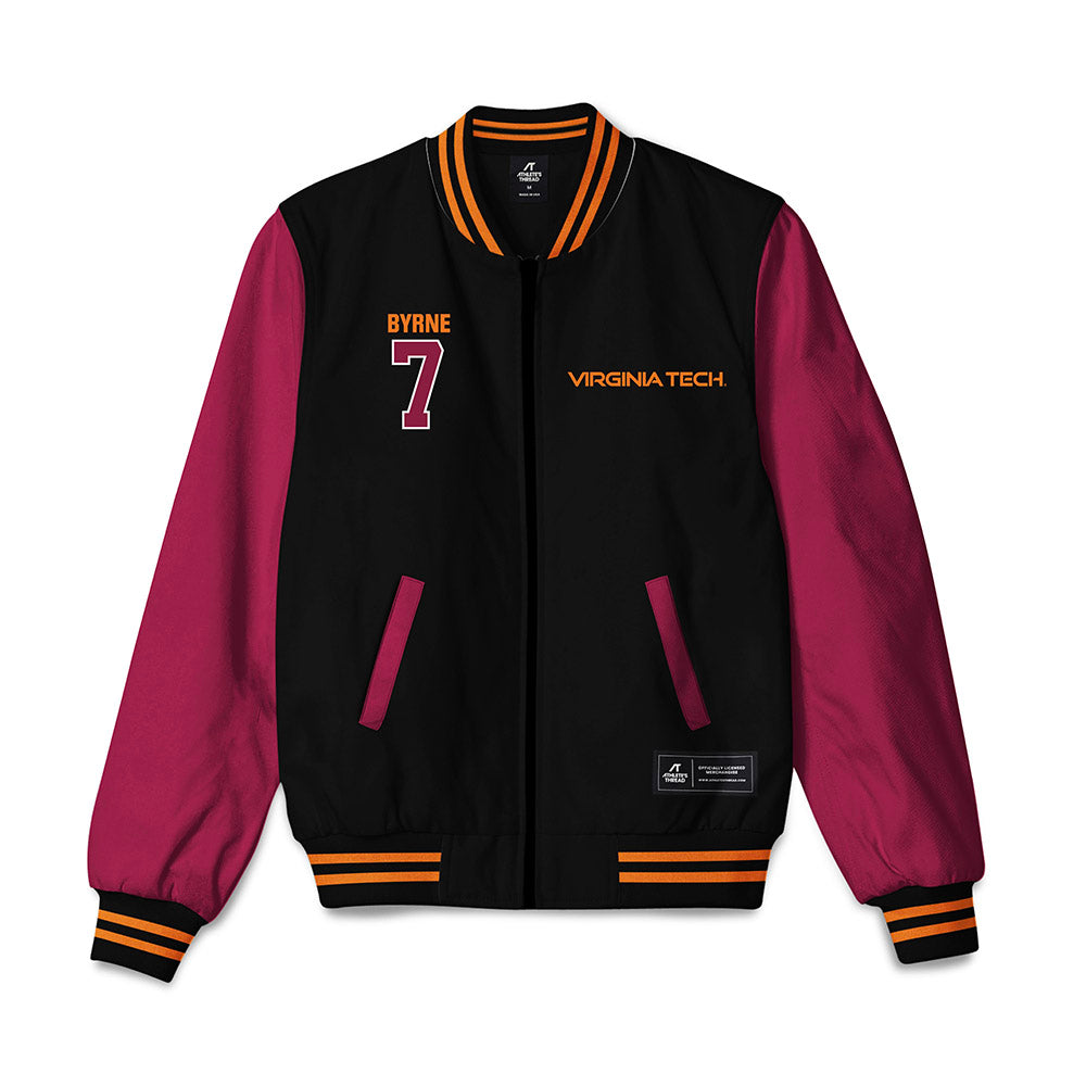 Virginia Tech - NCAA Women's Lacrosse : Keelin Byrne - Bomber Jacket-0