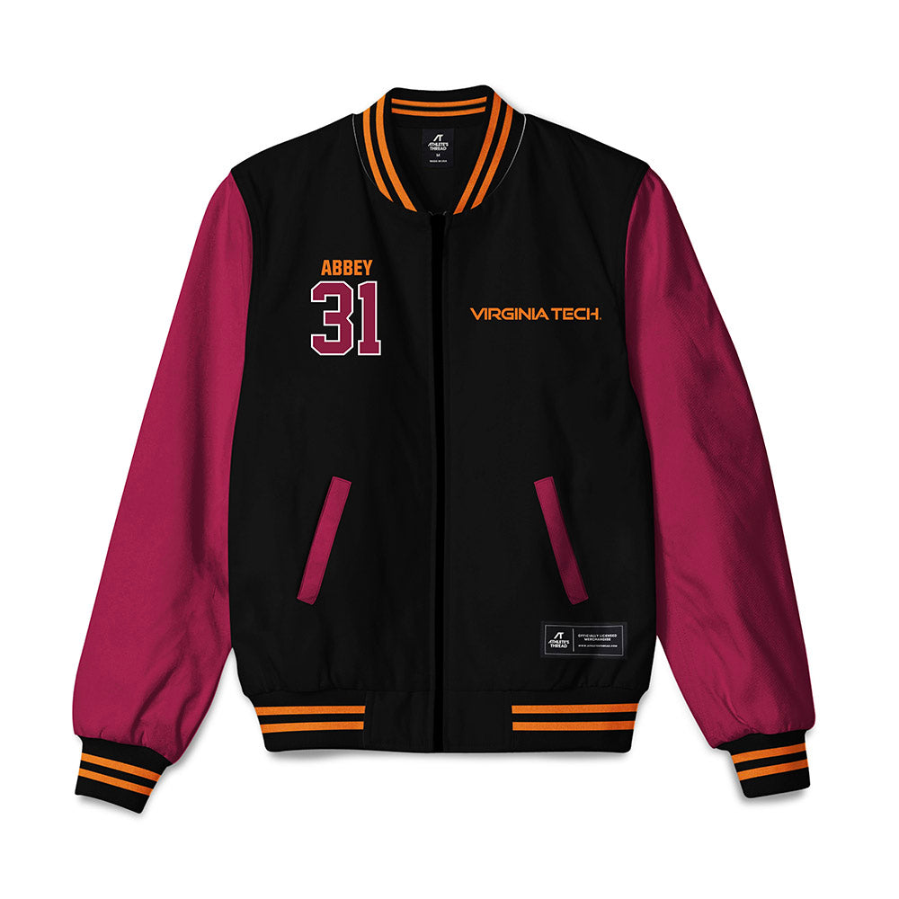 Virginia Tech - NCAA Football : Jason Abbey - Bomber Jacket-0