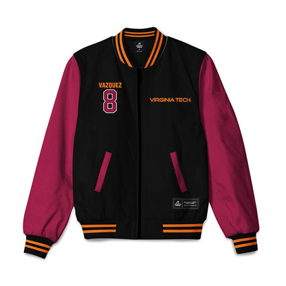 Virginia Tech - NCAA Men's Soccer : Chase Vazquez - Bomber Jacket-0