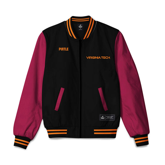 Virginia Tech - NCAA Men's Track & Field : Stuart Pirtle - Bomber Jacket-0