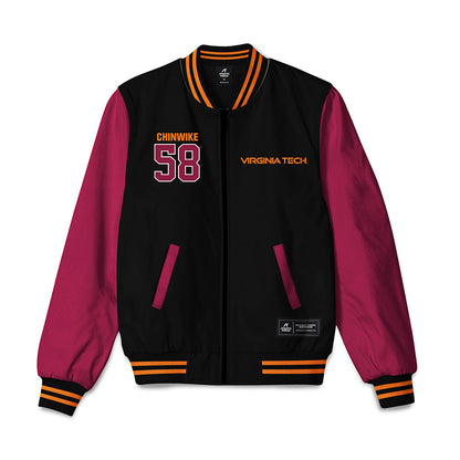 Virginia Tech - NCAA Football : Zeke Chinwike - Bomber Jacket-0