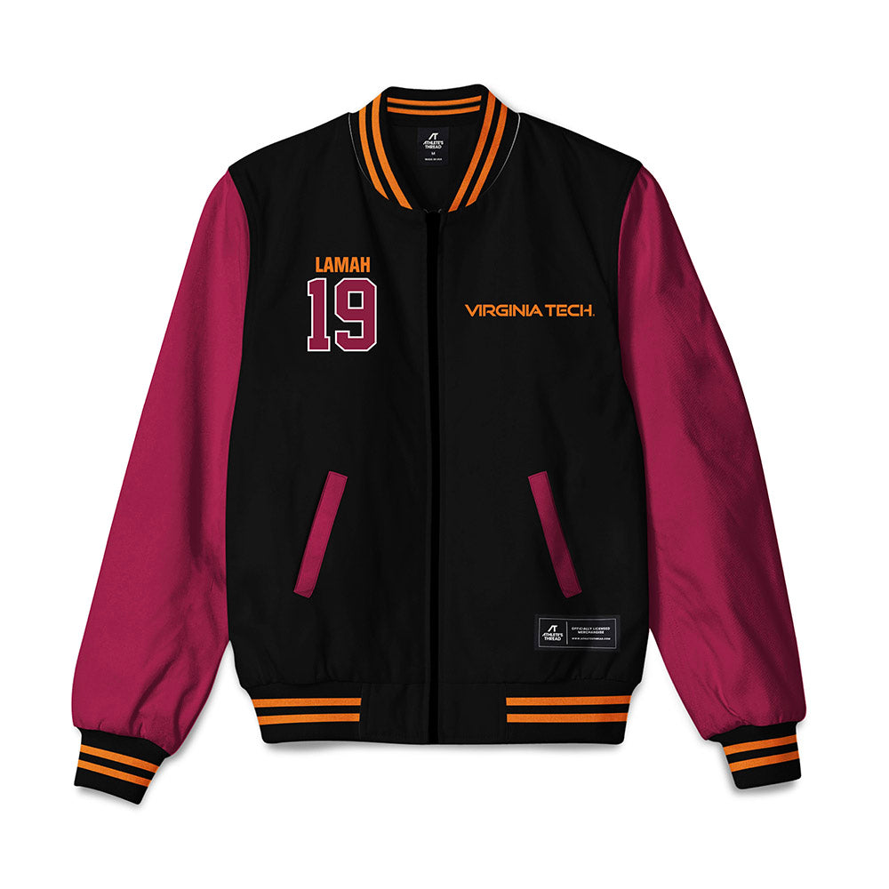 Virginia Tech - NCAA Football : Mathieu Lamah - Bomber Jacket-0