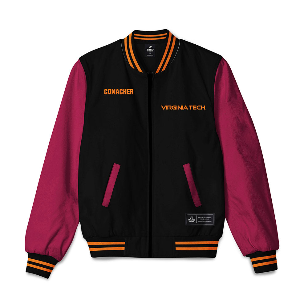 Virginia Tech - NCAA Men's Track & Field : Ben Conacher - Bomber Jacket-0