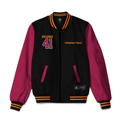 Virginia Tech - NCAA Football : George Ballance - Bomber Jacket-0