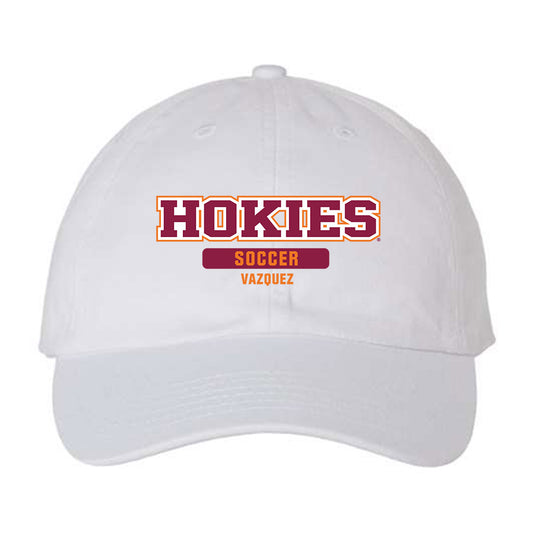 Virginia Tech - NCAA Men's Soccer : Chase Vazquez - Dad Hat-0