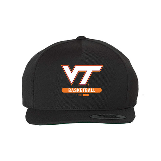 Virginia Tech - NCAA Men's Basketball : Jailen Bedford - Snapback Hat-0
