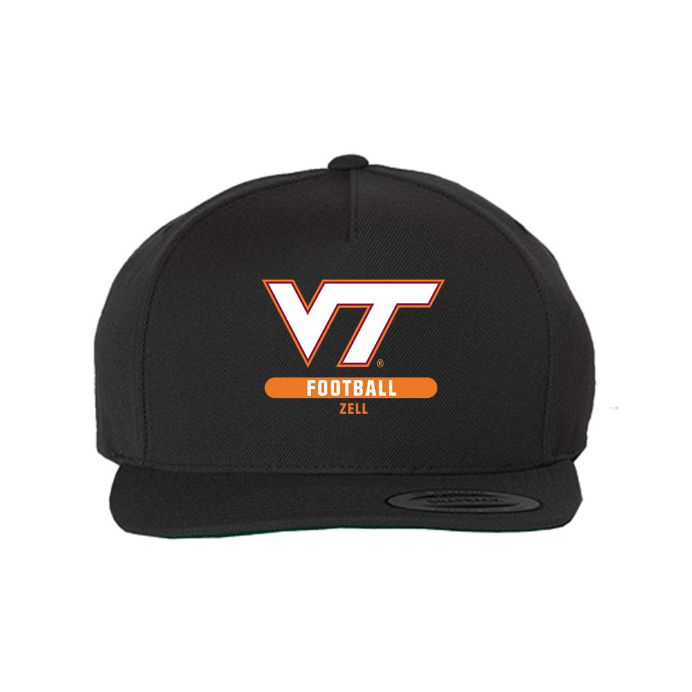 Virginia Tech - NCAA Football : Hudson Zell - Snapback Hat-0