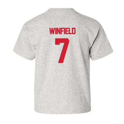 Louisiana - NCAA Football : Lunch Winfield - Sports Shersey Youth T-Shirt-1