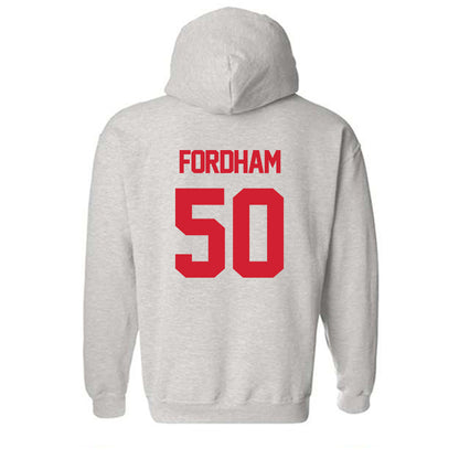 Louisiana - NCAA Football : Cooper Fordham - Sports Shersey Hooded Sweatshirt-1