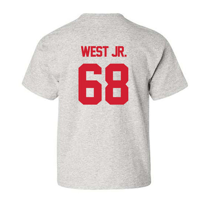 Louisiana - NCAA Football : Fitzgerald West Jr. - Sports Shersey Youth T-Shirt-1