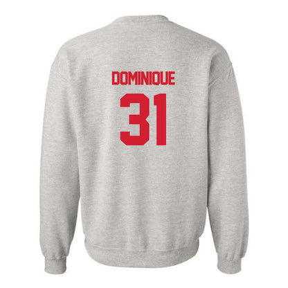 Louisiana - NCAA Football : Ty Dominique - Sports Shersey Crewneck Sweatshirt-1