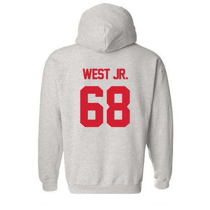 Louisiana - NCAA Football : Fitzgerald West Jr. - Sports Shersey Hooded Sweatshirt-1