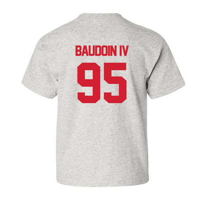Louisiana - NCAA Football : Maxie Baudoin IV - Sports Shersey Youth T-Shirt-1