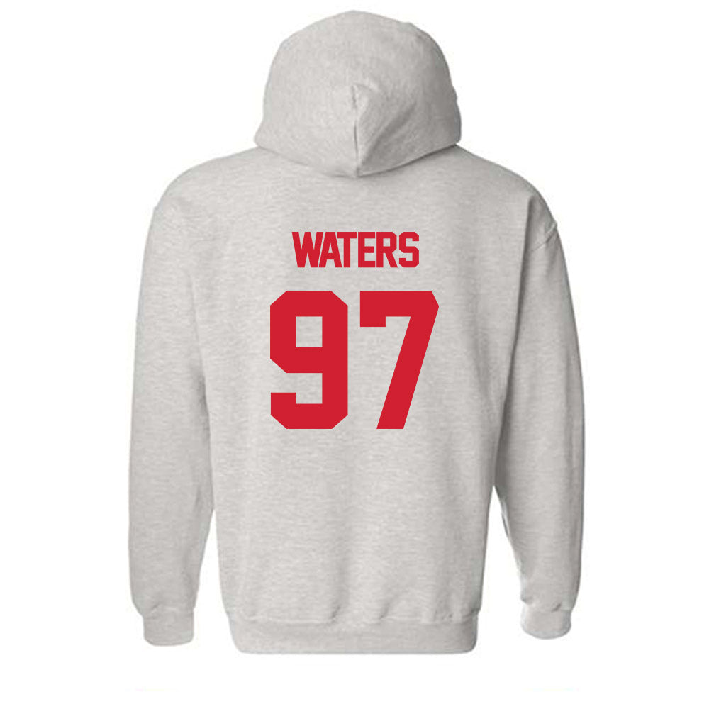 Louisiana - NCAA Football : Xavier Waters - Sports Shersey Hooded Sweatshirt-1