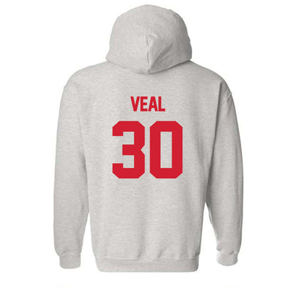 Louisiana - NCAA Football : Ethan Veal - Sports Shersey Hooded Sweatshirt-1