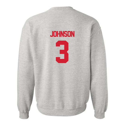 Louisiana - NCAA Football : Micah Johnson - Sports Shersey Crewneck Sweatshirt-1