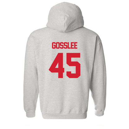 Louisiana - NCAA Football : Patrick Gosslee - Sports Shersey Hooded Sweatshirt-1