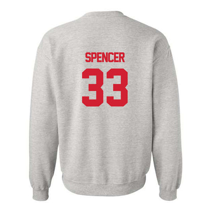 Louisiana - NCAA Football : AJ Spencer - Sports Shersey Crewneck Sweatshirt-1
